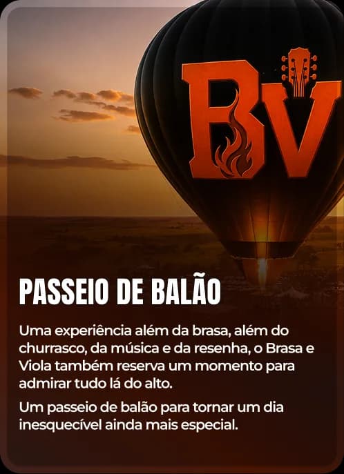 Passeio de balão